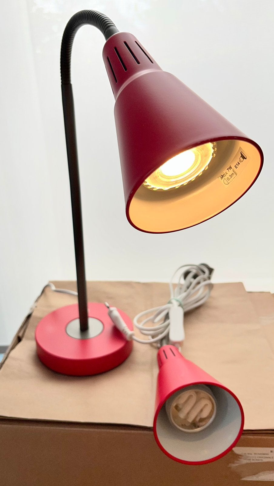 Ikea set van twee bureaulampen, Ophalen, Zo goed als nieuw, IKEA