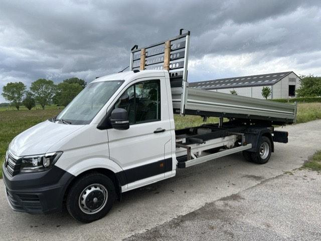 Volkswagen Crafter 50 L4 KIPPER 2.0 diesel MET 20.000km, Auto's, Bestelwagens en Lichte vracht, Stof, Volkswagen, Start-stop-systeem