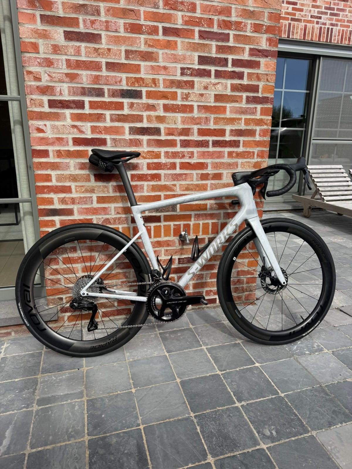 2025 S-Works Tarmac SL8 - maat 58 - Gloss Dove Grey, Fietsen en Brommers, Ophalen, Zo goed als nieuw, Heren