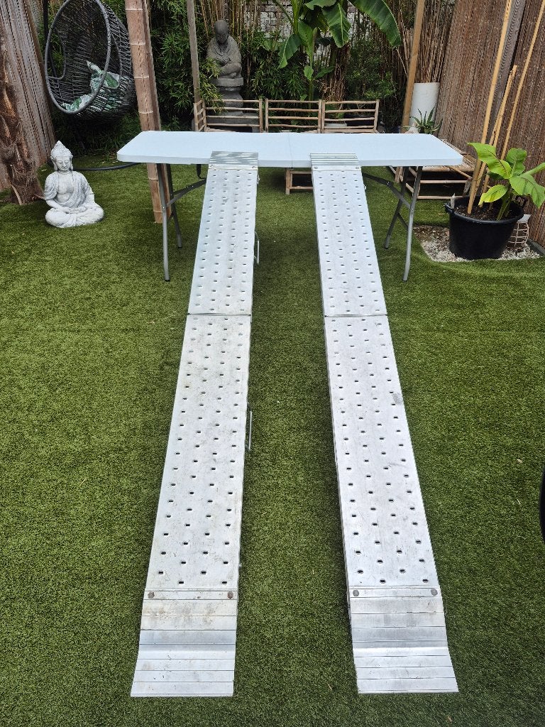 Paire de rampes aluminium ALTRAD pro 240 cm, Bricolage & Construction, Échafaudages, Enlèvement