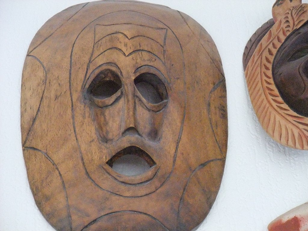 Masker, Sculpté, Afrique, Bois, Sculpture sur bois