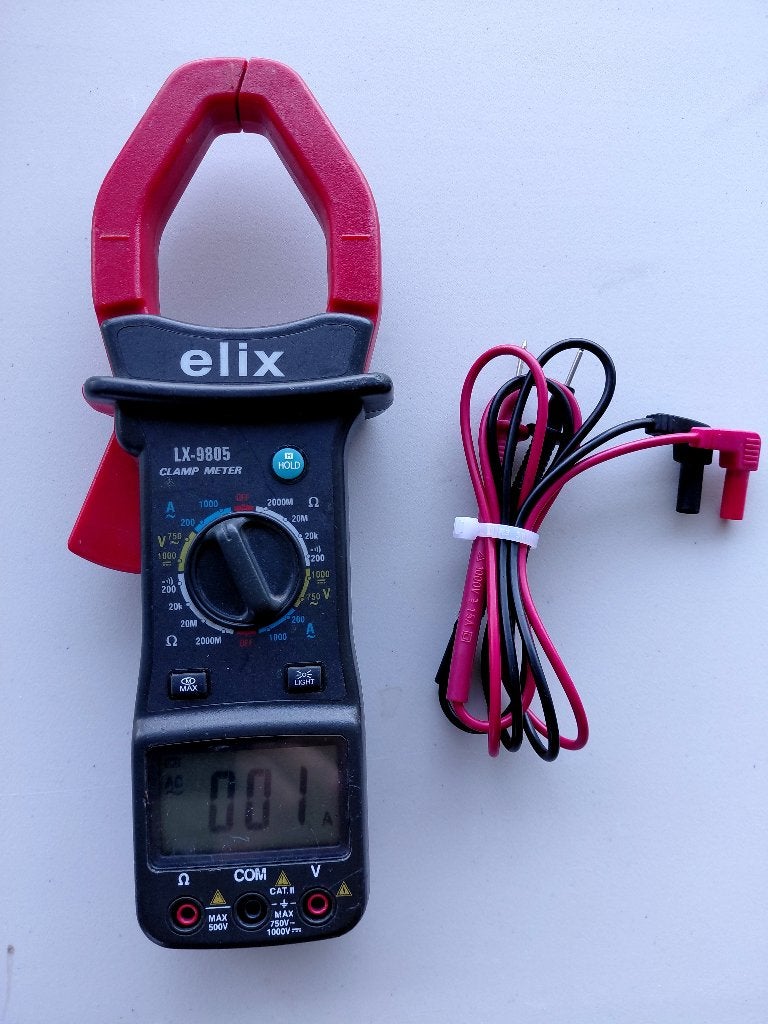 Elix stroommeettang LX-9805, Enlèvement ou Envoi, Utilisé, Électricité