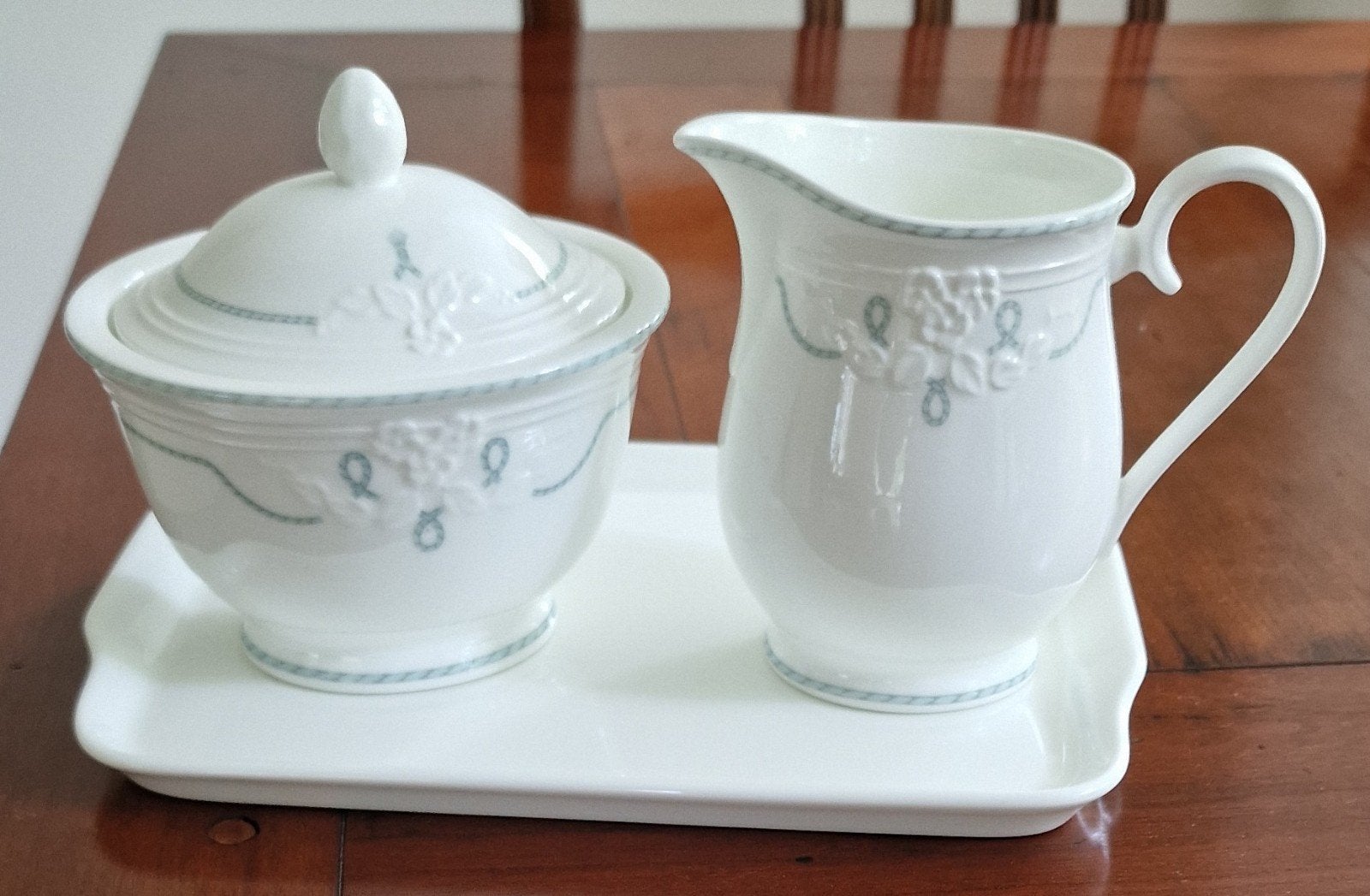 Villeroy & Boch Bone China Amado – melk- en suikerstel 🤍 ✨, Huis en Inrichting, Keuken | Servies, Ophalen, Klassiek, Nieuw, Porselein