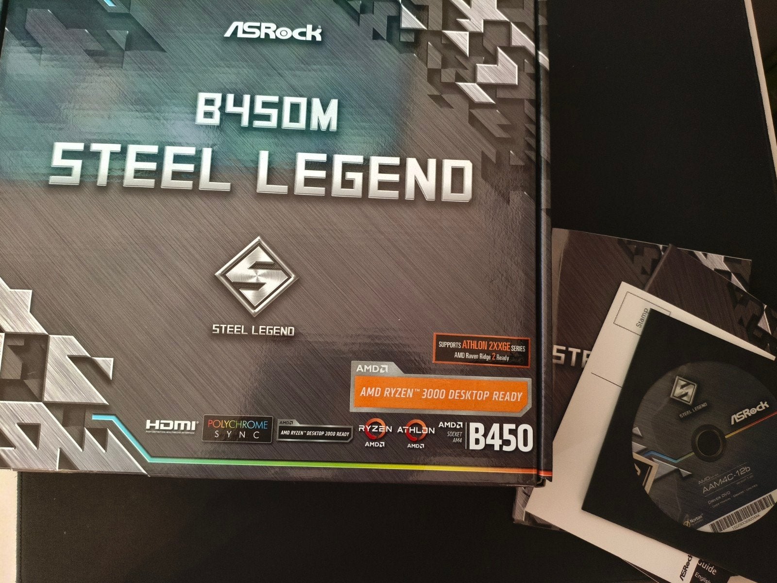 Steel Legend B450M, Computers en Software, Moederborden, Ophalen, Gebruikt, DDR4, Micro-ATX