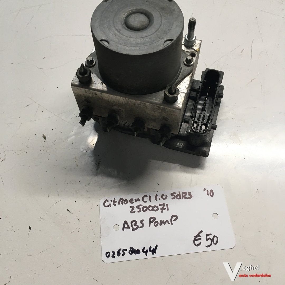 Citroen C1 1.0 5drs 2010 Wagennr 2500071   ABS Pomp   026580, -, Utilisé, -, -