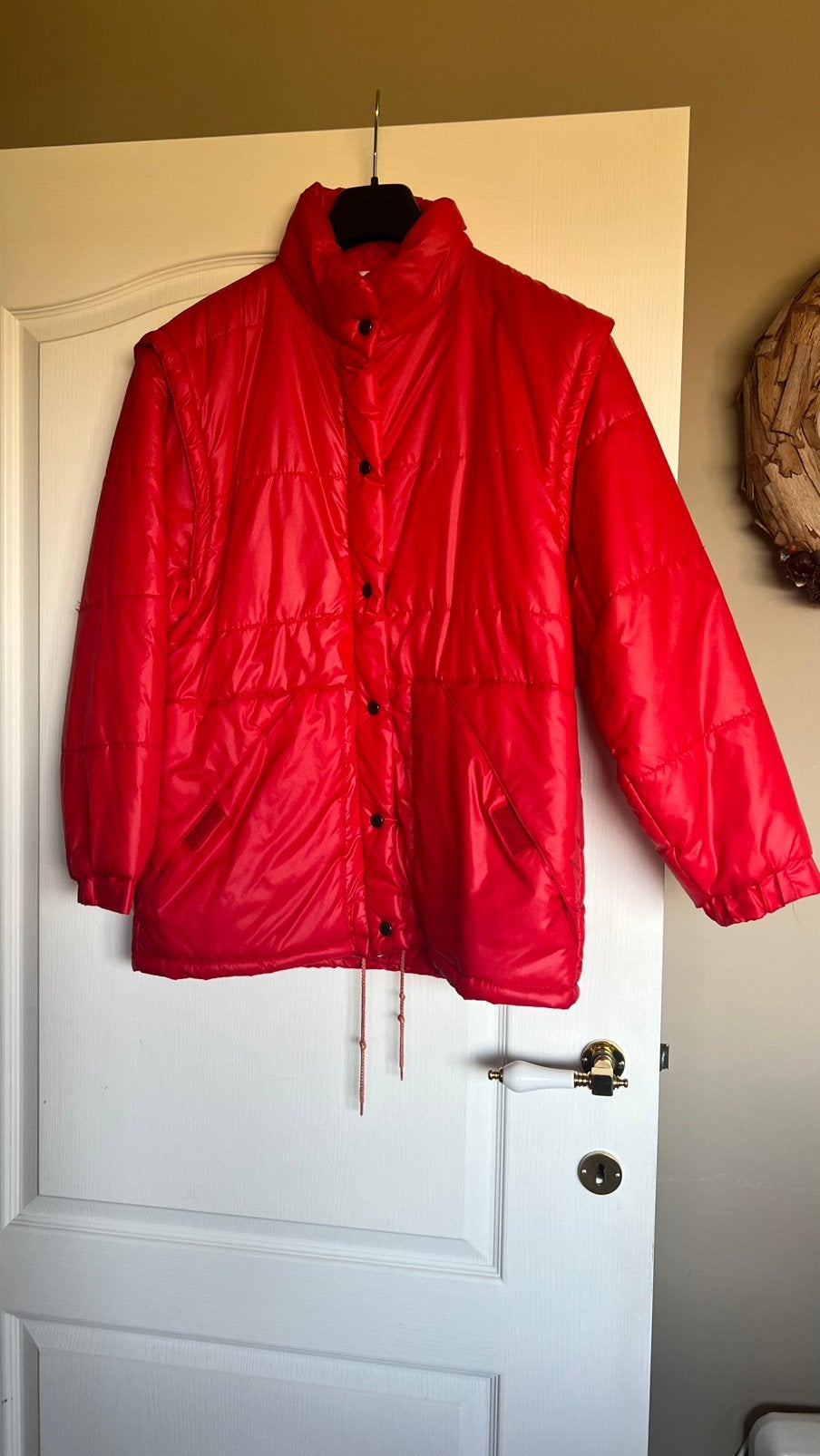 Damesanorak, Kleding | Dames, Ophalen, Zo goed als nieuw, Maat 38/40 (M), Rood