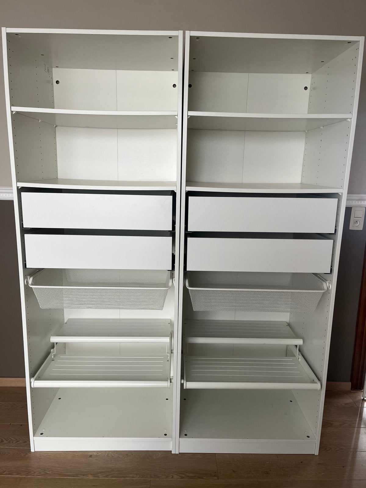 Witte ikea pax kasten, Ophalen, Gebruikt