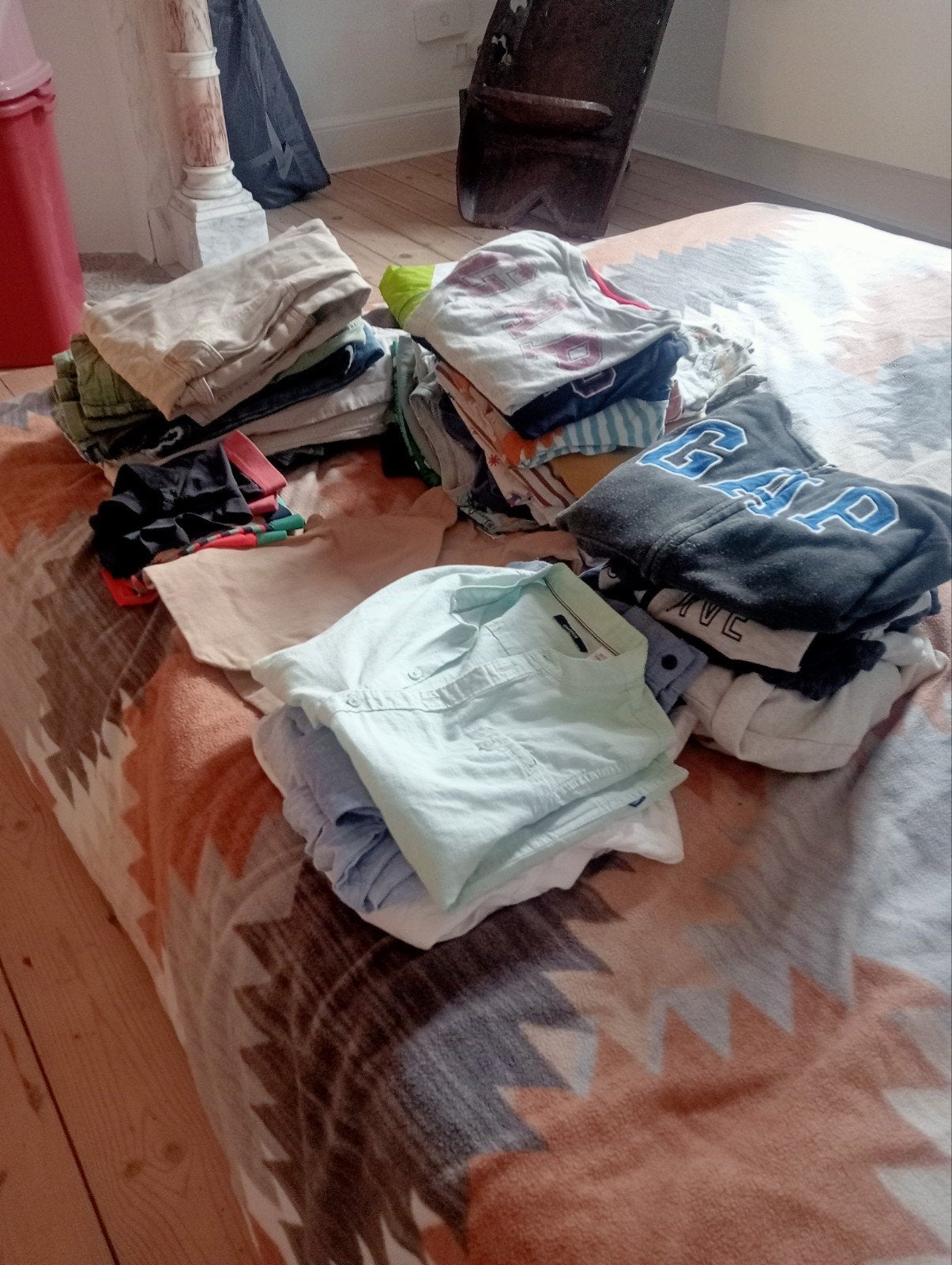 Lot vêtements garçon 128 cm 8 ans, Enlèvement, Garçon, Ensemble