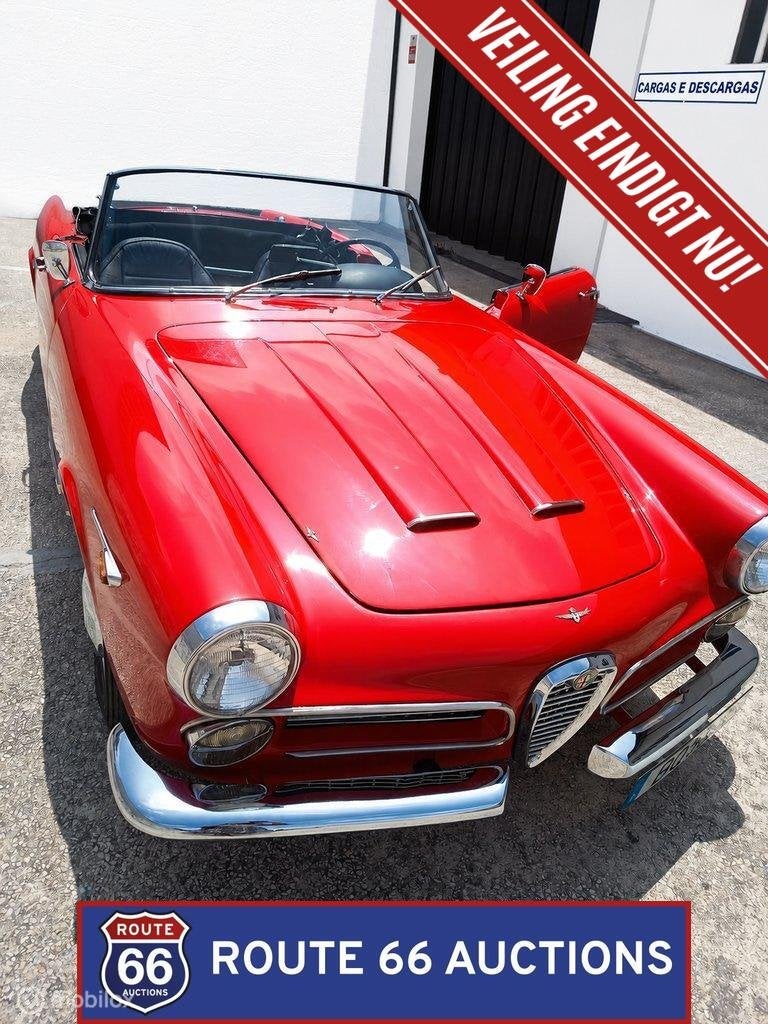 Alfa Romeo Spider Touring | 1959 | Route 66 Auctions, Autos, Oldtimers & Ancêtres, Achat, Entreprise, Boîte manuelle, Autre carrosserie