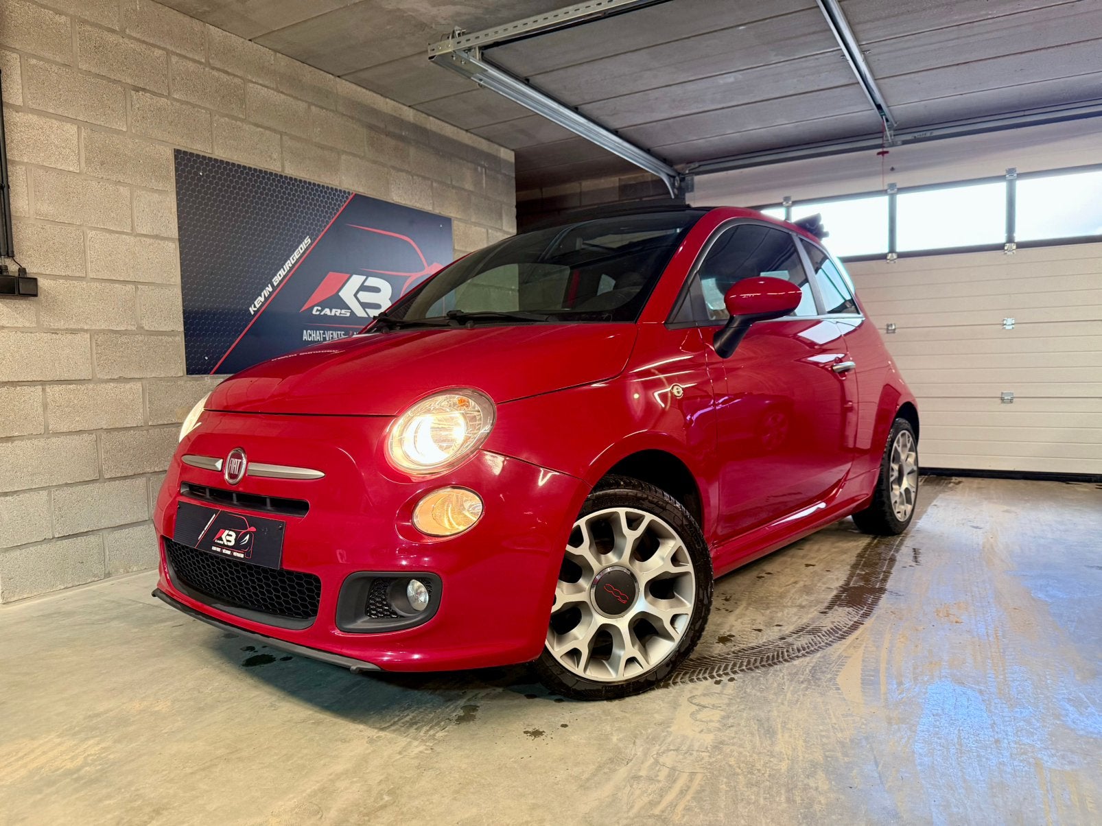 Fiat 500C 1.2S • Cabriolet • 80.000 Kms • 2015 • Essence, Rouge, Achat, 50 kW, Entreprise