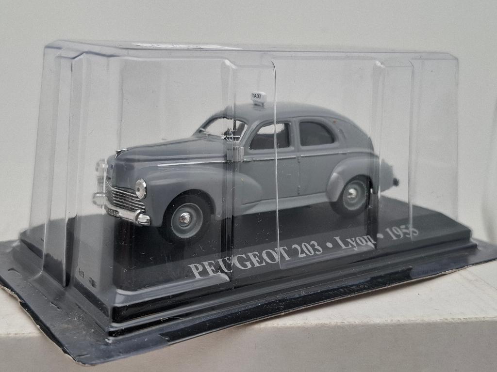 Peugeot 203 (1955) - Taxi Lyon - 1/43, Envoi, Comme neuf, Voiture, Autres marques