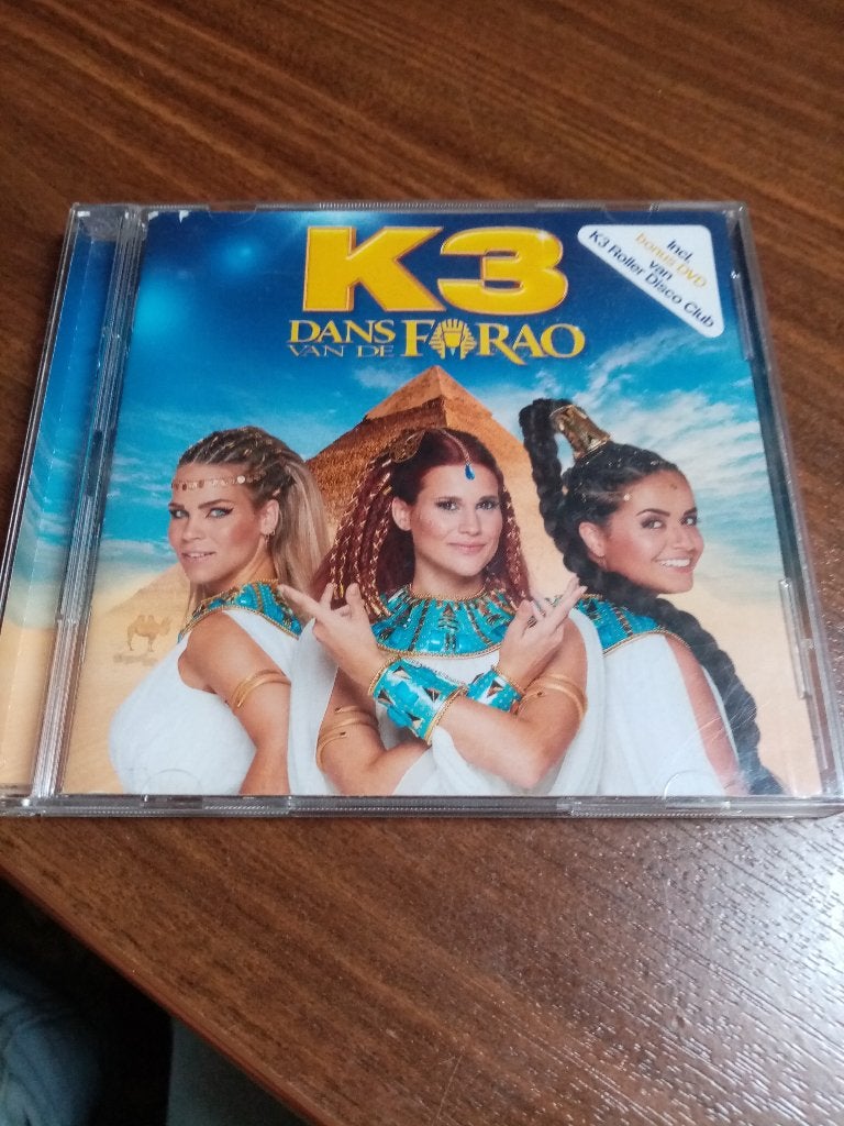 CD K3 - Dans van de farao, Inclusief DVD, 3 tot 5 jaar, Ophalen of Verzenden, Zo goed als nieuw