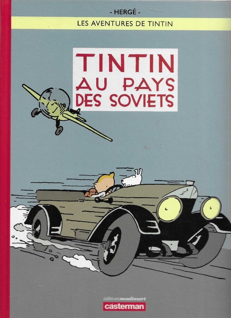 tintin au pays des soviets colorisé hergé moulinsart, Livres, BD, Enlèvement ou Envoi, Comme neuf, Hergé.