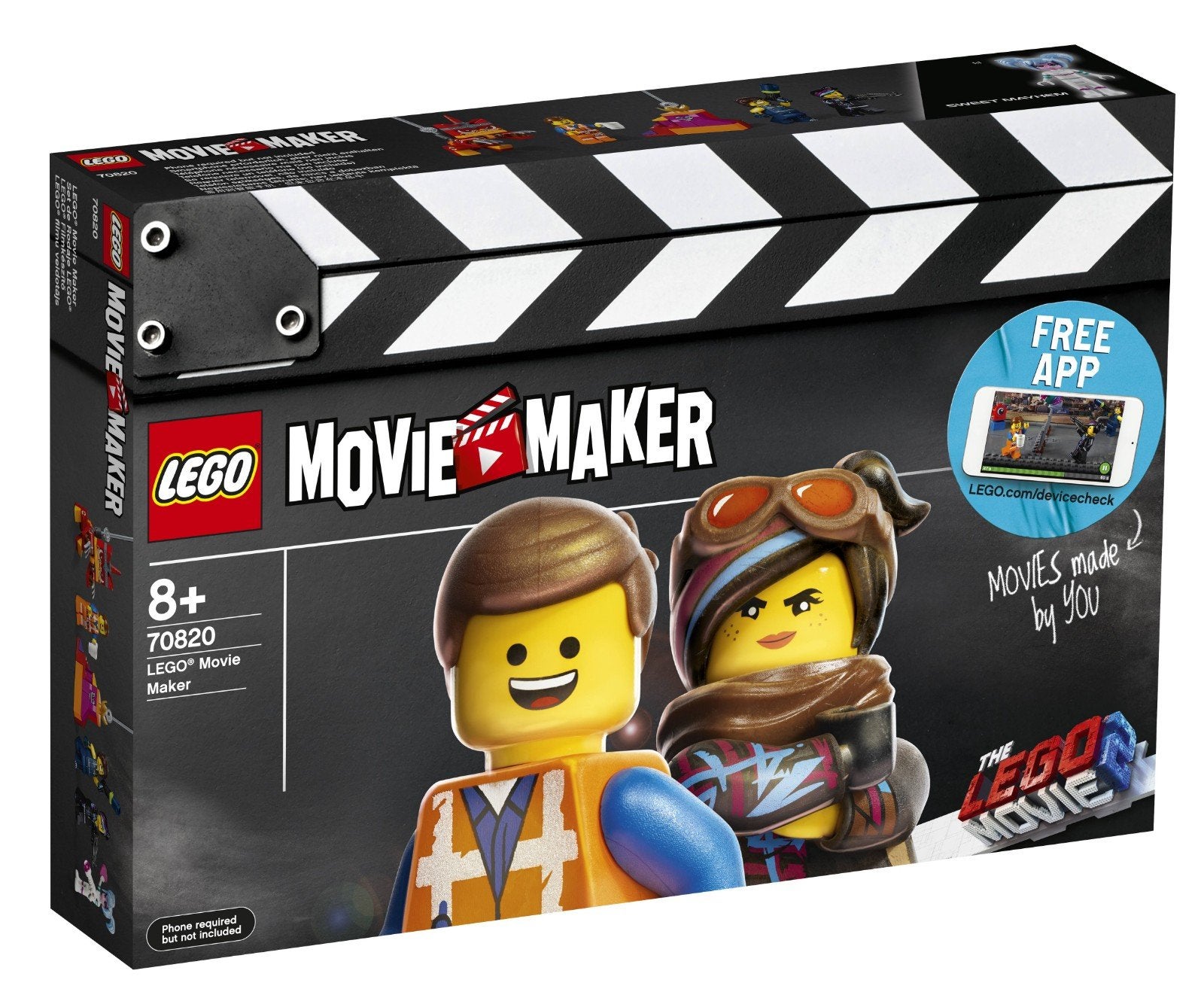 Lego 70820, movie maker. Volledig met boek en doos, Ophalen, Lego