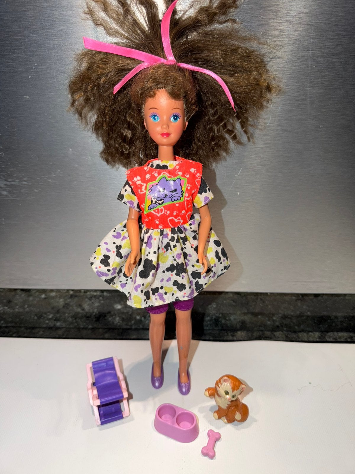 Vintage Steffi Love pop jaren ’90, Kinderen en Baby's, Speelgoed | Poppen, Ophalen of Verzenden, Gebruikt, Barbie