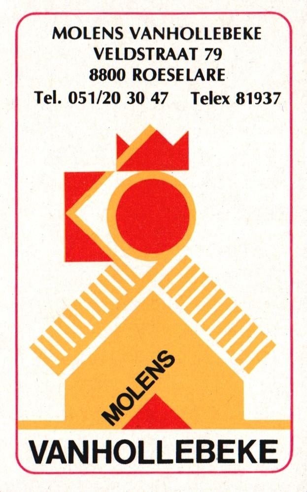 speelkaart - LK14617 - Molens Vanhollebeke, Verzenden, Zo goed als nieuw, Speelkaart(en)