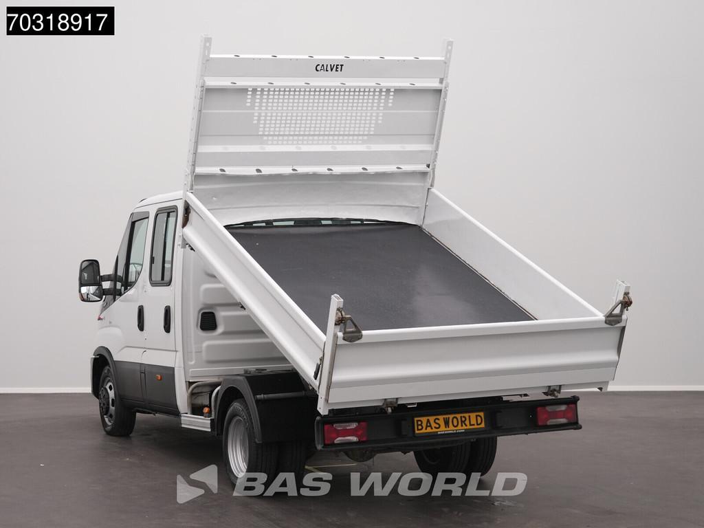 Iveco Daily 35C14 Dubbel Cabine Open Laadbak Dubbellucht Air, Auto's, 100 kW, Stof, Gebruikt, Euro 6