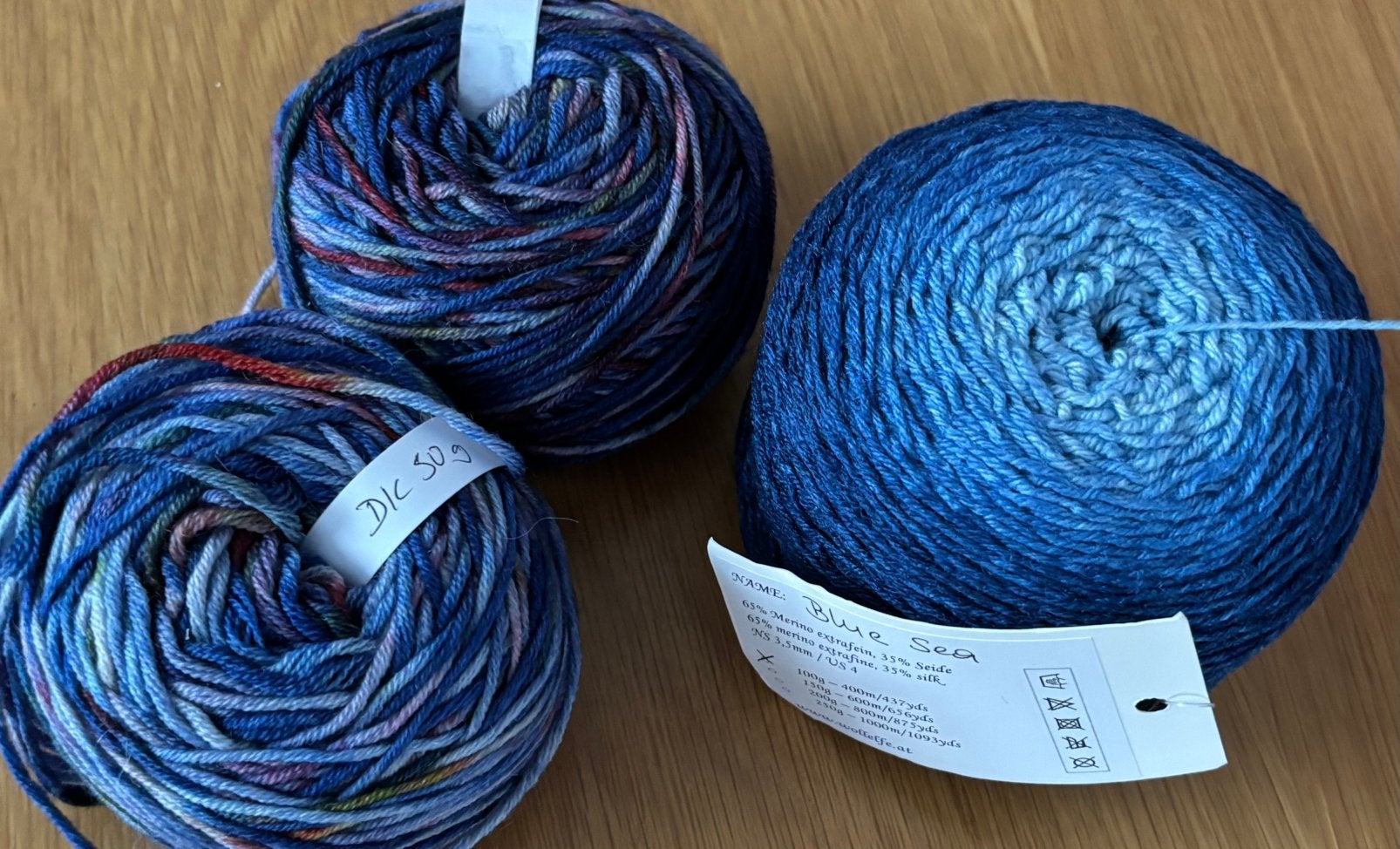 Lot hand geverfde garens NIEUW, Hobby & Loisirs créatifs, Enlèvement ou Envoi, Neuf, Tricot ou Crochet, Laine ou Fils