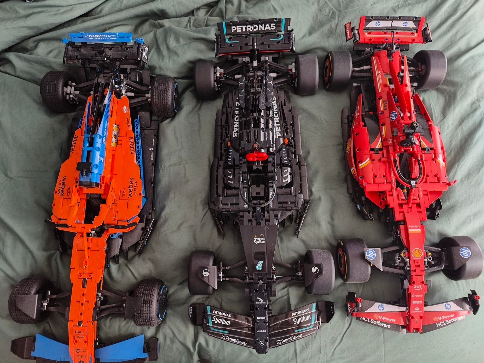 Lego F1 ferrari,mclaren 1ste serie en petronas mercedes, Lego, Ophalen of Verzenden, Zo goed als nieuw, Technic