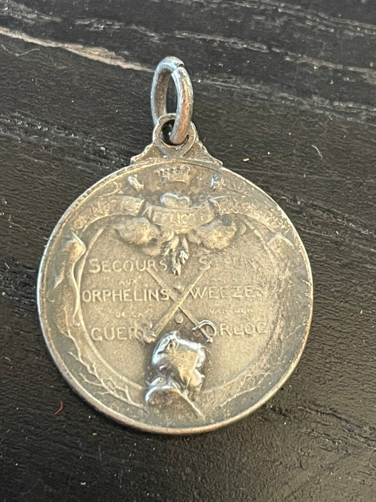 Medaille wo1 invalide zilver argent, Verzamelen, Ophalen of Verzenden