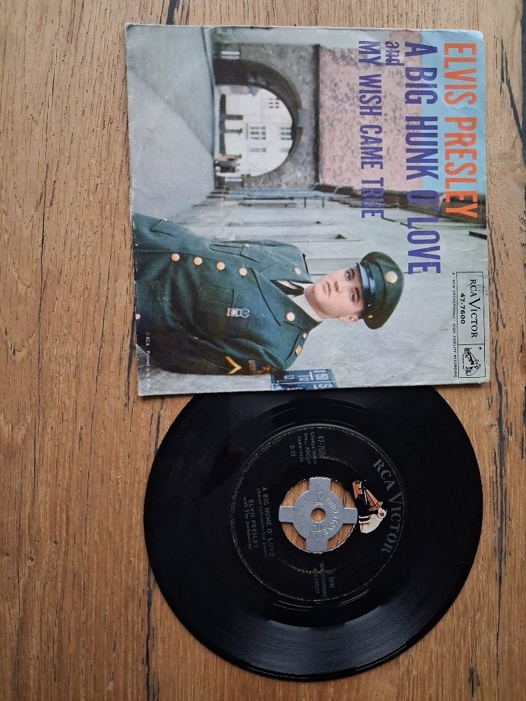 USA single Elvis Presley - eerste persing 1959, Ophalen of Verzenden, Gebruikt