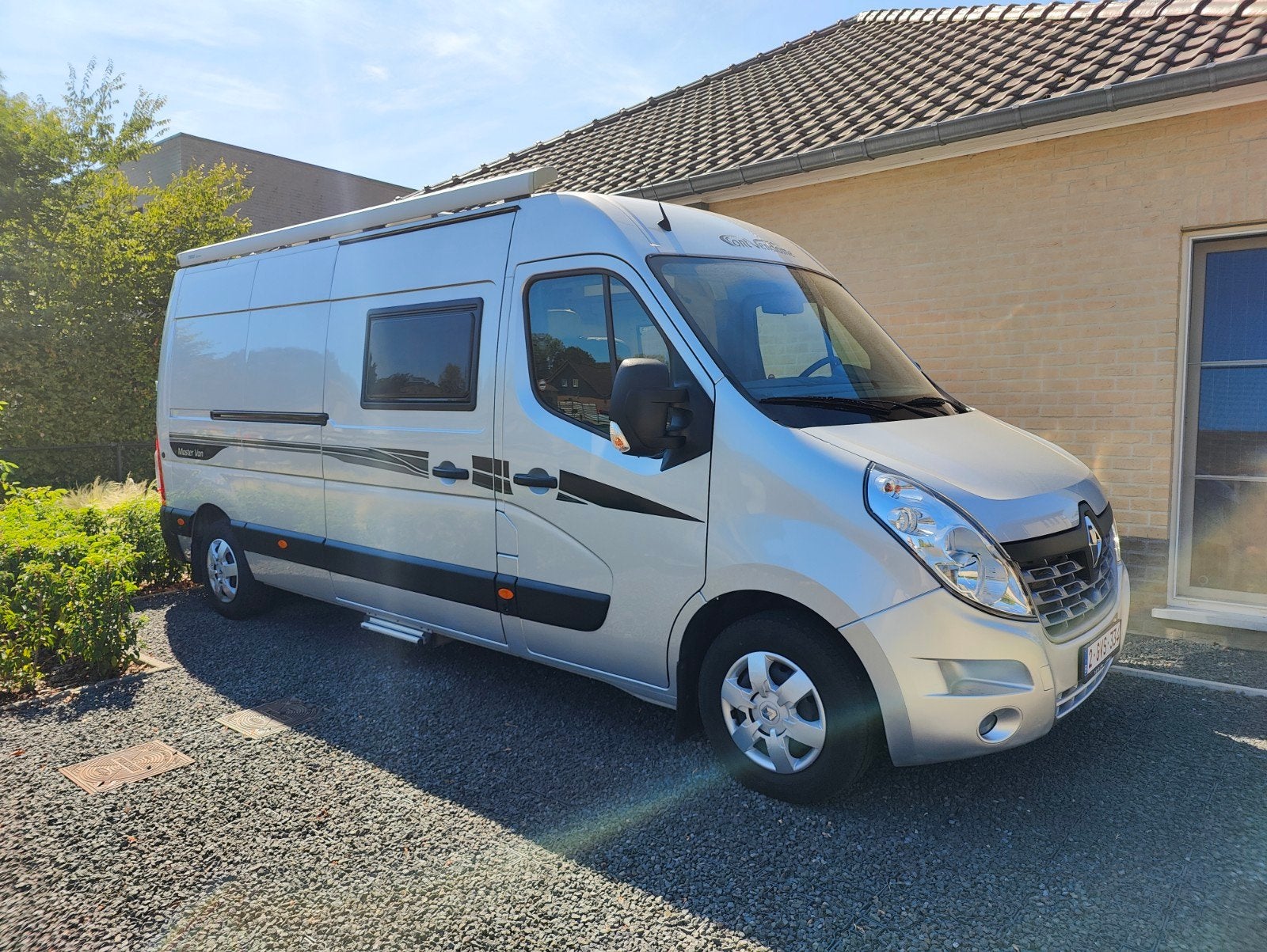 Font vendome mastervan off-grid camper / motorhome, Caravans en Kamperen, Mobilhomes, Overige merken, Buscamper of Camperbus, Diesel