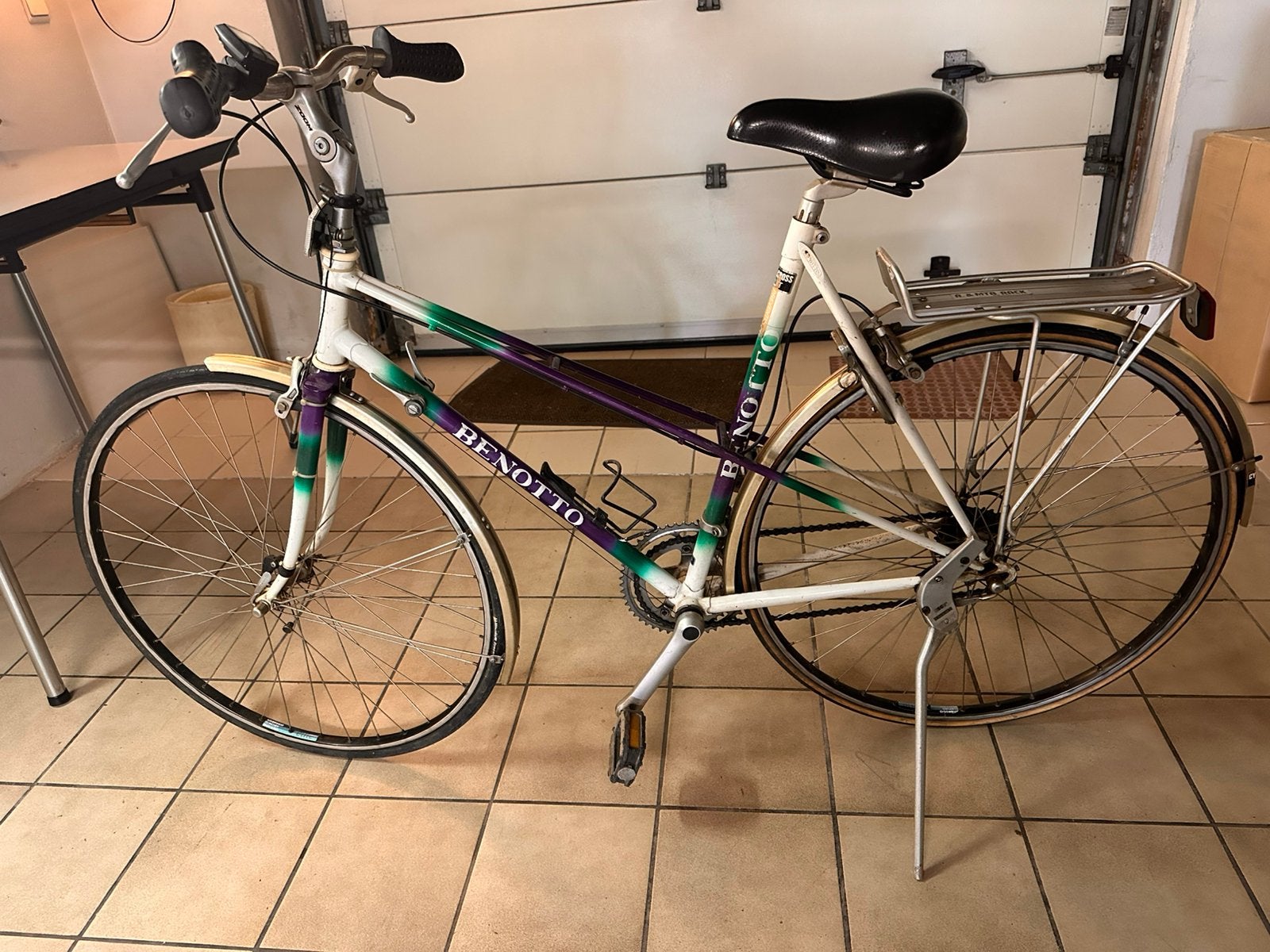 Vintage koersfiets dames, Enlèvement