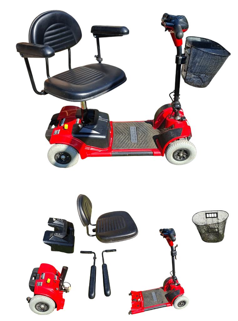 Scootmobiel (demontabel), Diversen, Ophalen, 10 km/u of minder, 16 t/m 25 km, Gebruikt