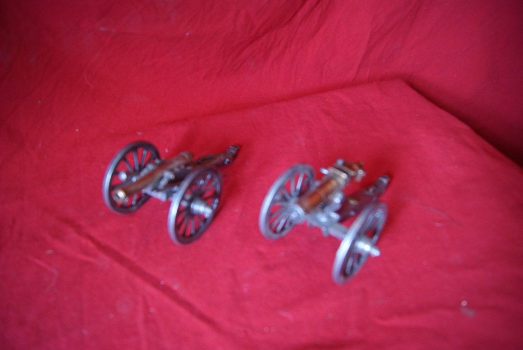Répliques de canons de campagne historiques., Collections, Enlèvement, Armée de terre, Miniature ou Figurine