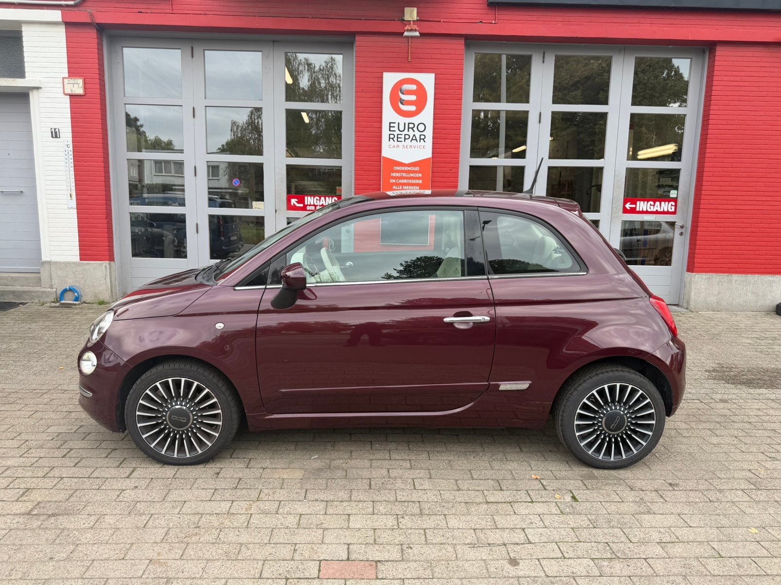 Fiat 500 1.2 Benzine | 2017 | 68k km | Grote Beurt + D.Riem, Auto's, Voorwielaandrijving, 4 zetels, Stof, https://public.car-pass.be/vhr/6993c791-9cd1-4093-b47b-5e9429e5e1e0
