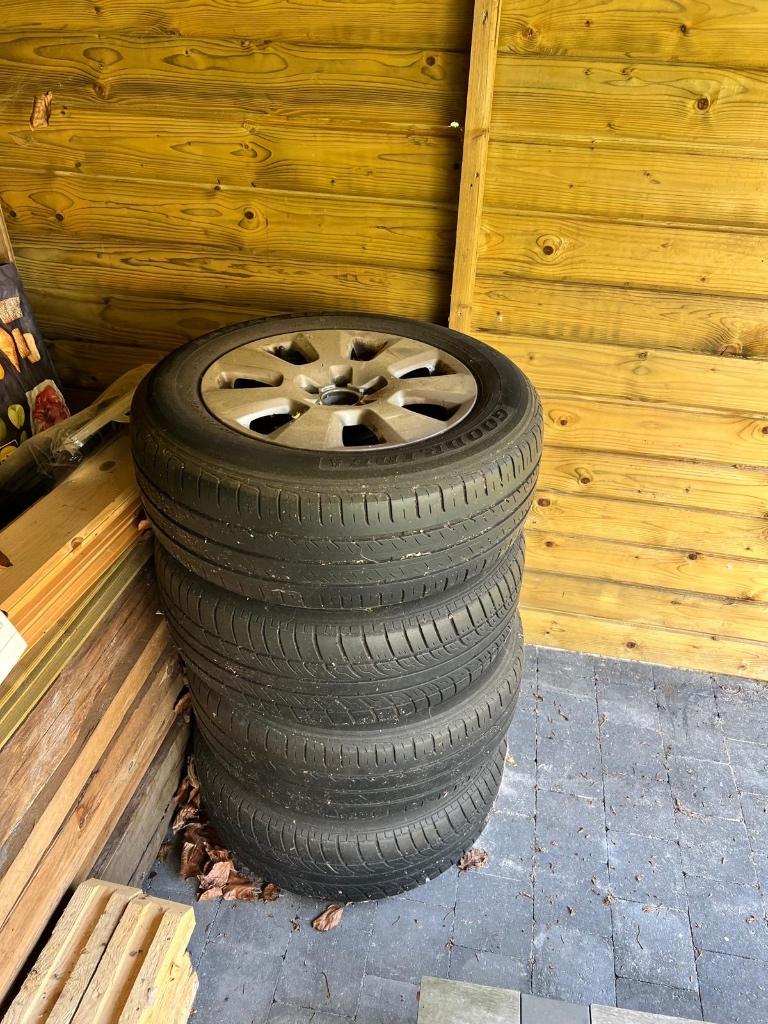 Auto banden en velgen, Auto-onderdelen, Banden en Velgen, Gebruikt, 16 inch, Ophalen of Verzenden, Band(en)