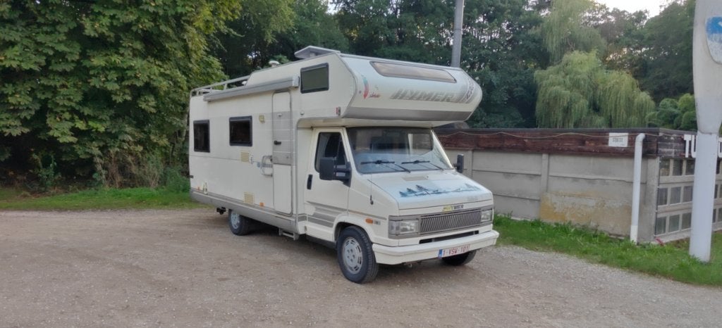 mobilhome Hymer, Caravanes & Camping, Réfrigérateur, Jusqu'à 4, 6 à 7 mètres, Toilette à cassette