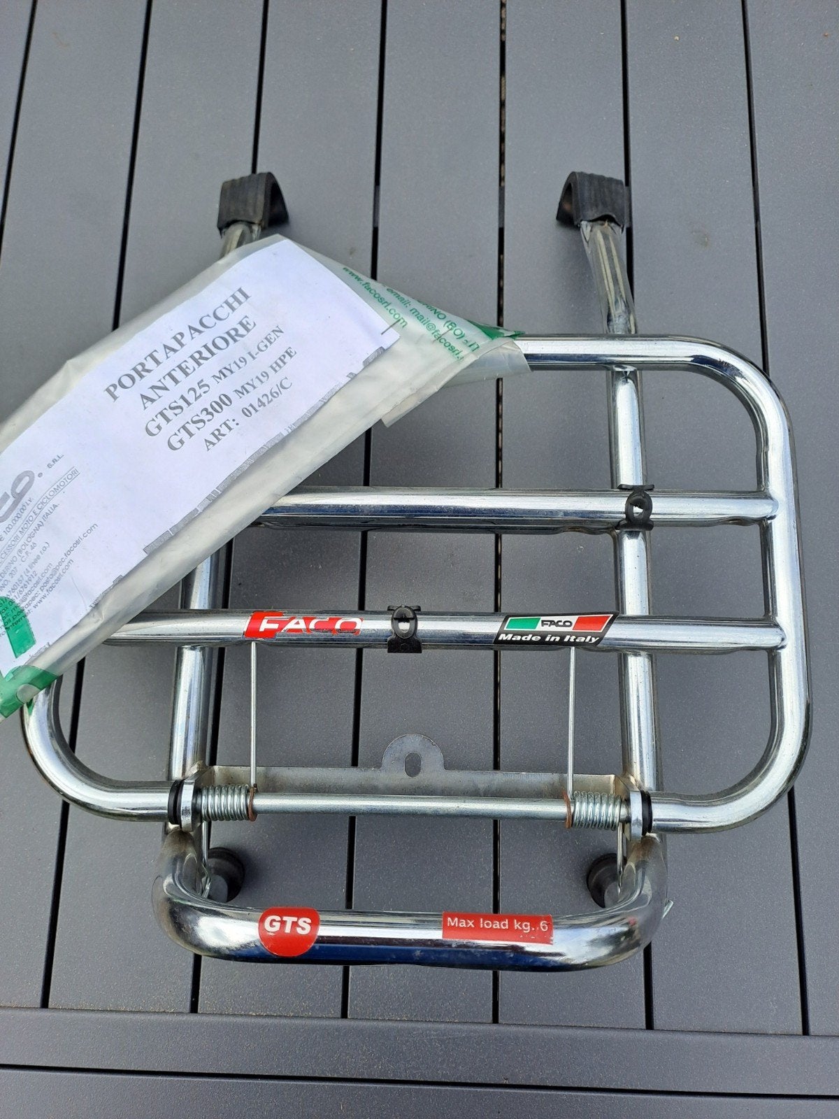 Vespa rek vooraan luggage carrier gts gtv na 2019 I-get HPE, Enlèvement, Neuf