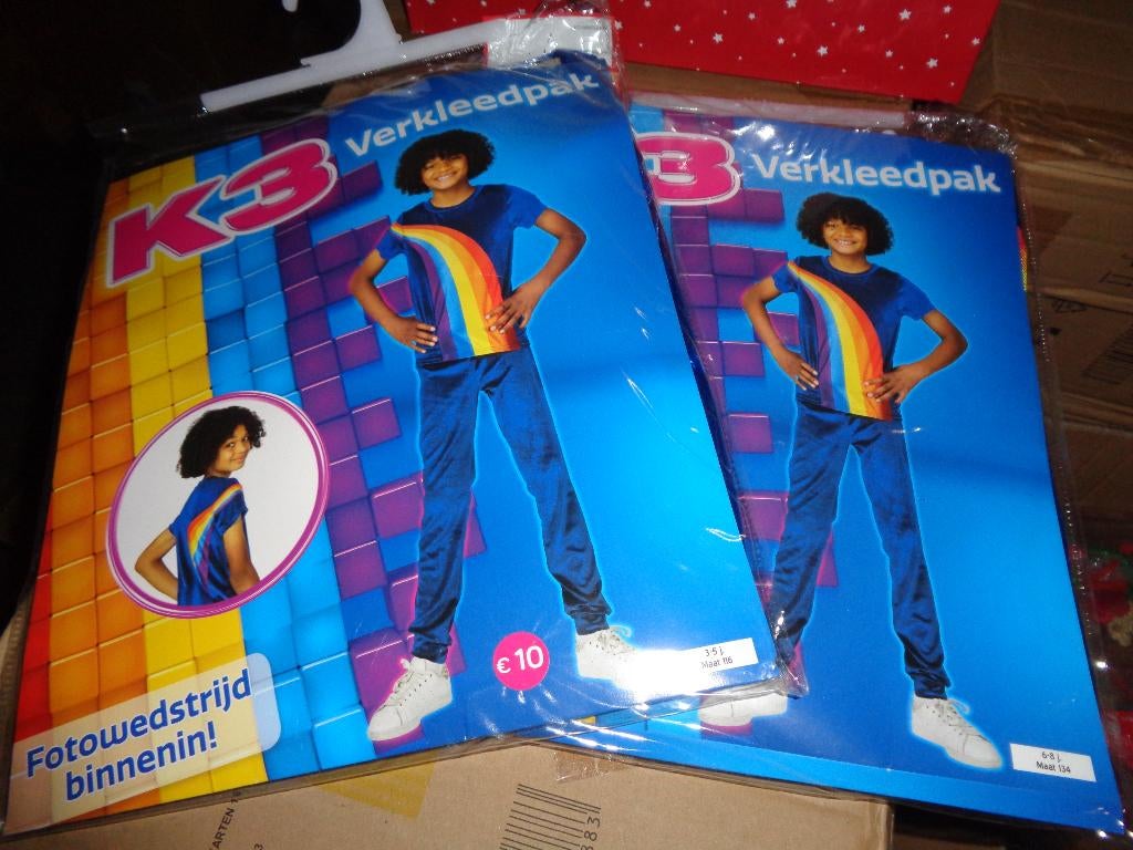 10x Verkleedpak K3 3-5 en 6-8 jaar ,, Diversen, Ophalen, Nieuw, X, X