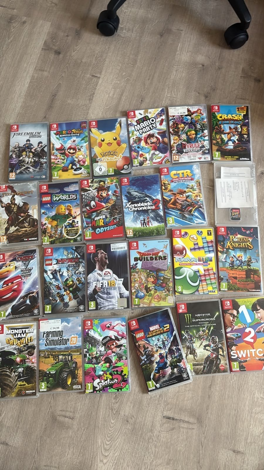 Nintendo switch games, Enlèvement
