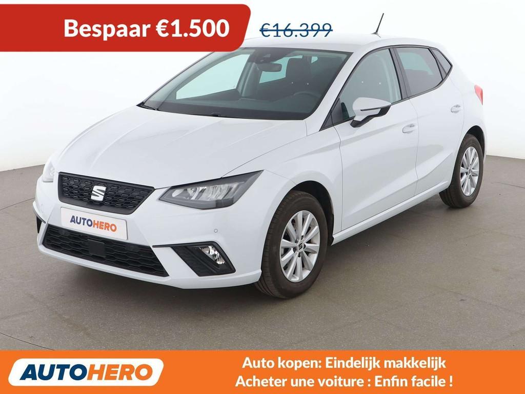 SEAT Ibiza 1.0 TSI Style (bj 2024), Auto's, Voorwielaandrijving, 118 g/km, Stof, Gebruikt