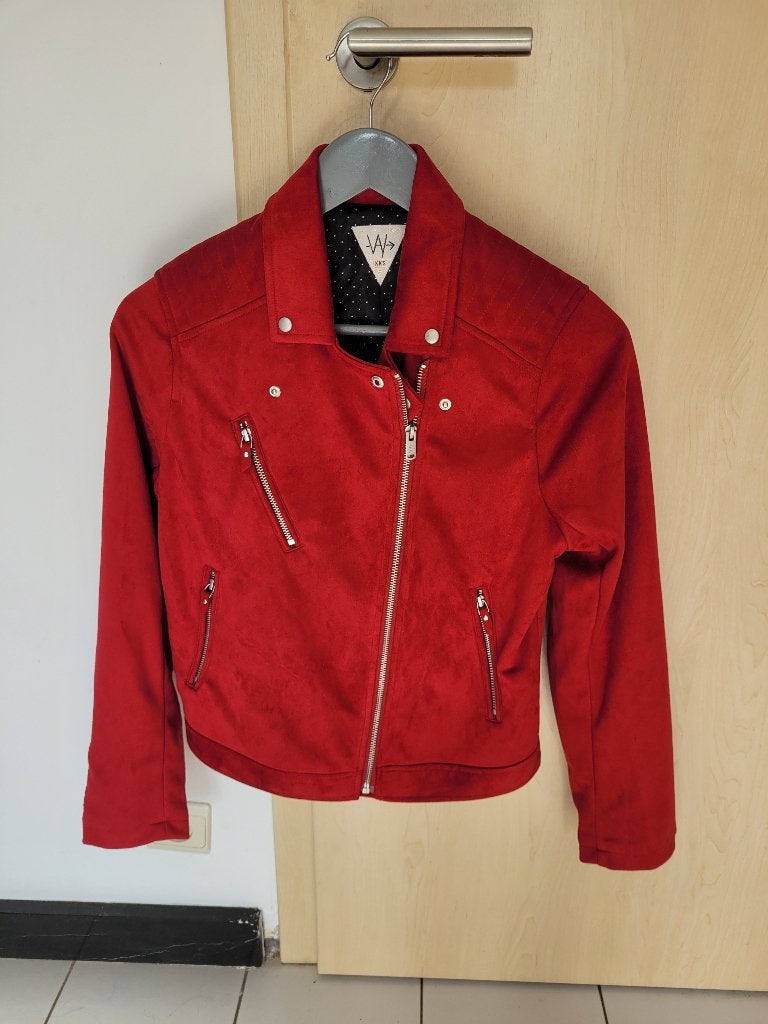 Veste ikks rouge taille16 ans/ S, Ophalen, IKKS, Zo goed als nieuw, Jasje