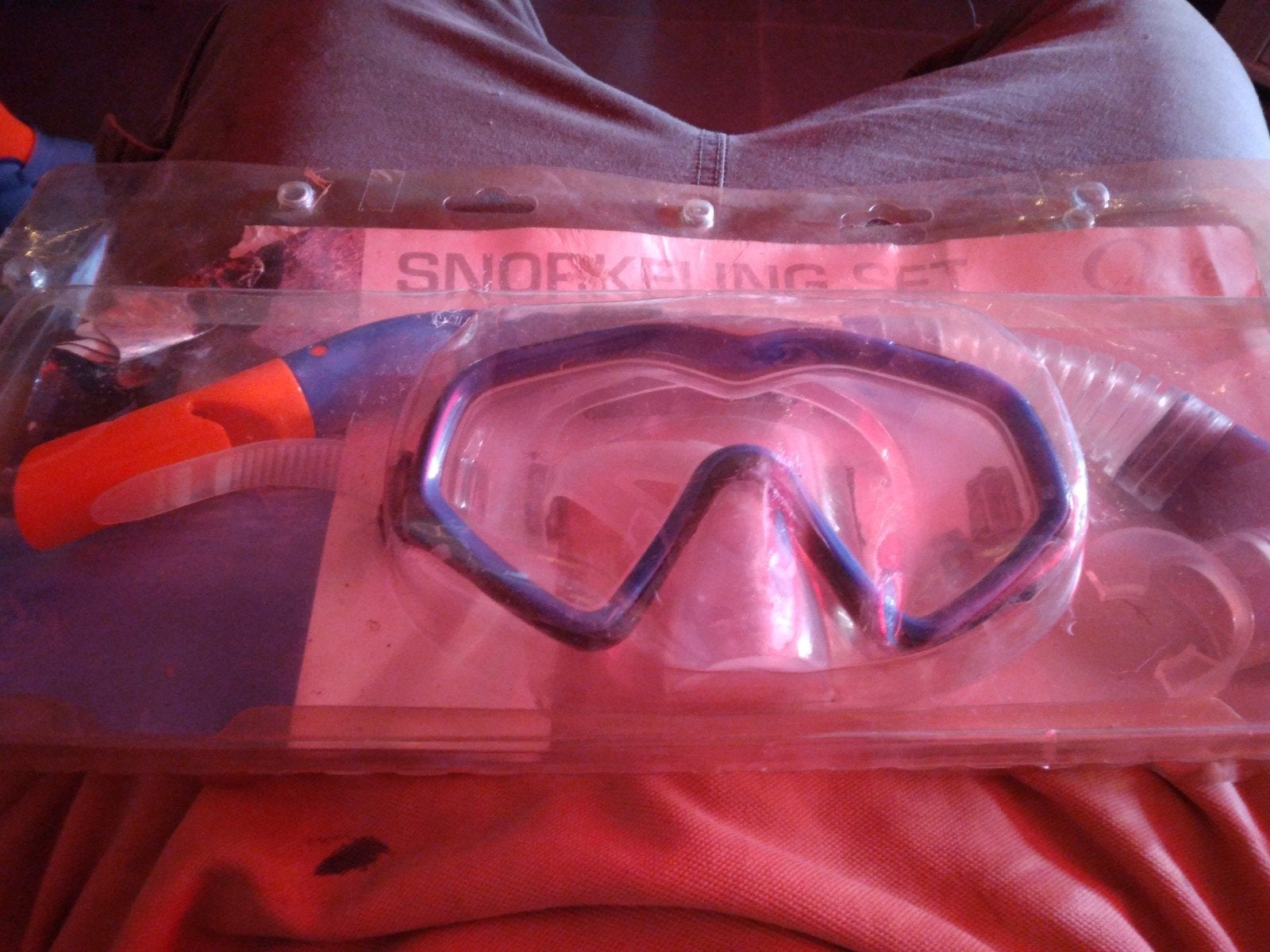 snorkel set, Ophalen, Snorkel