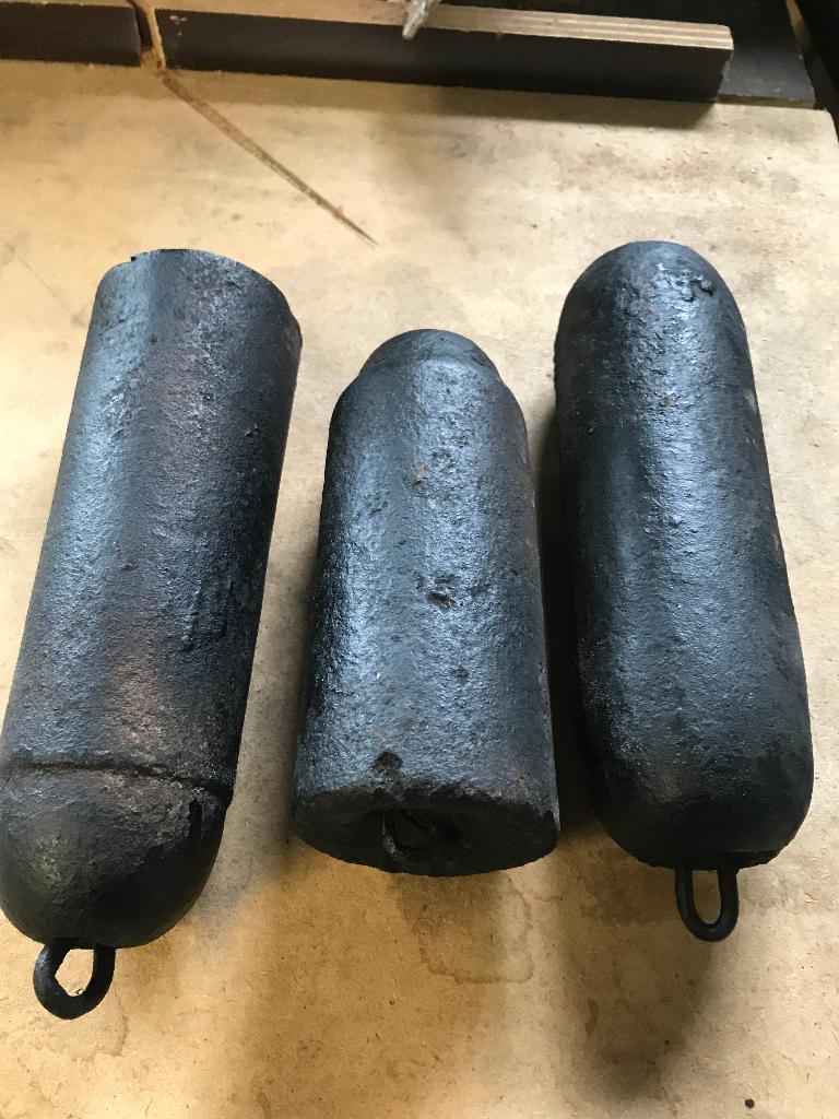 klok gewichten 4 kg stuk, Antiek en Kunst, Ophalen