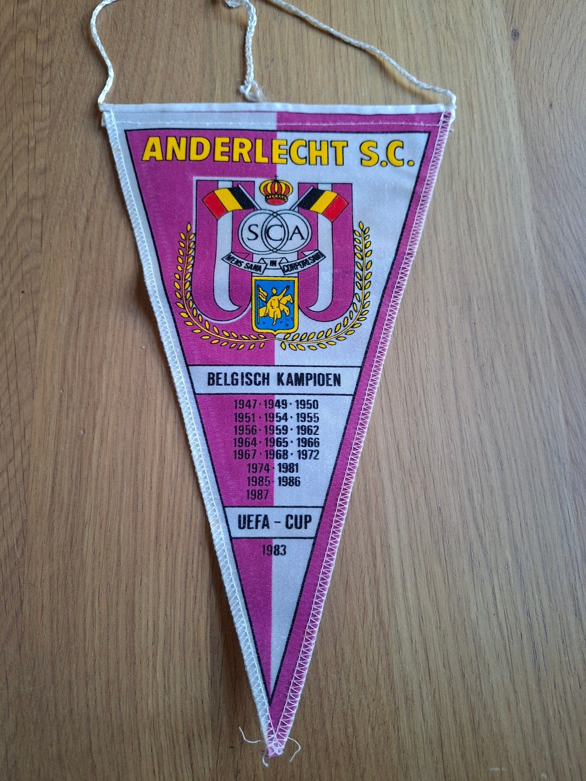 Wimpel Anderlecht, Ophalen of Verzenden