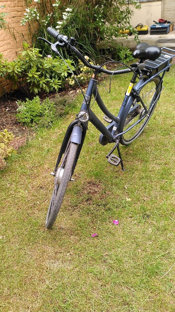 Cortina E-U1 2017 elektrische fiets voor dames - matblauw, Fietsen en Brommers, Ophalen, Gebruikt, Versnellingen