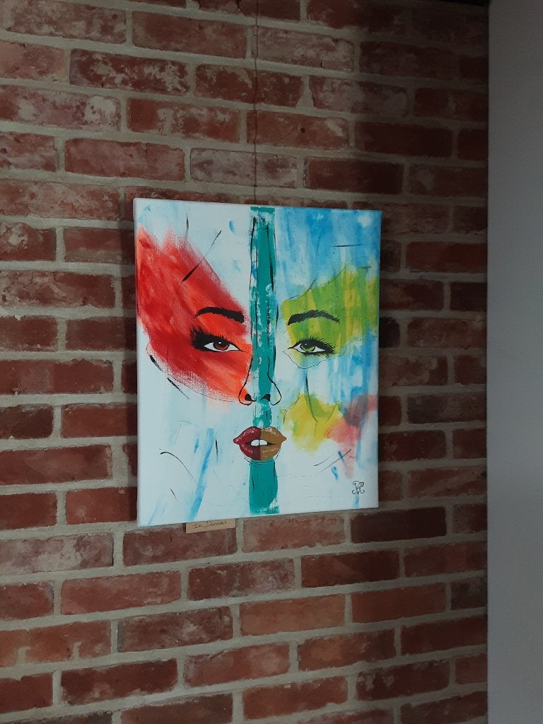 Abstract schilderij ; In Dreams (Maart 2026).40x50, Ophalen of Verzenden