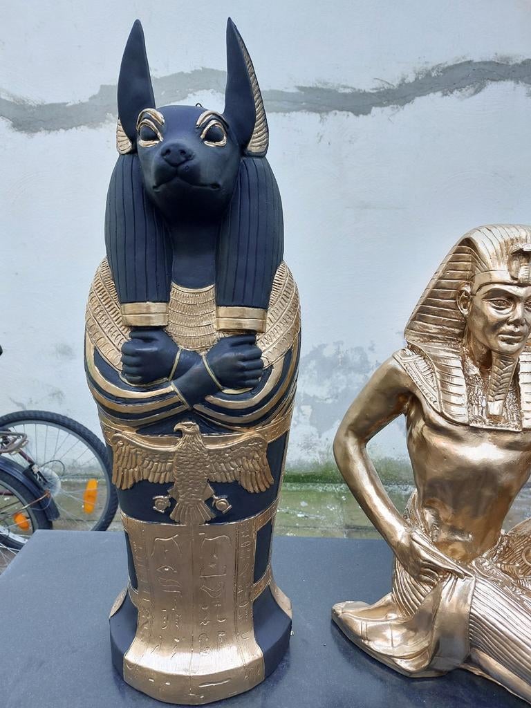 Statues Égypte Anubis + Pharaon décoration antique”, Enlèvement
