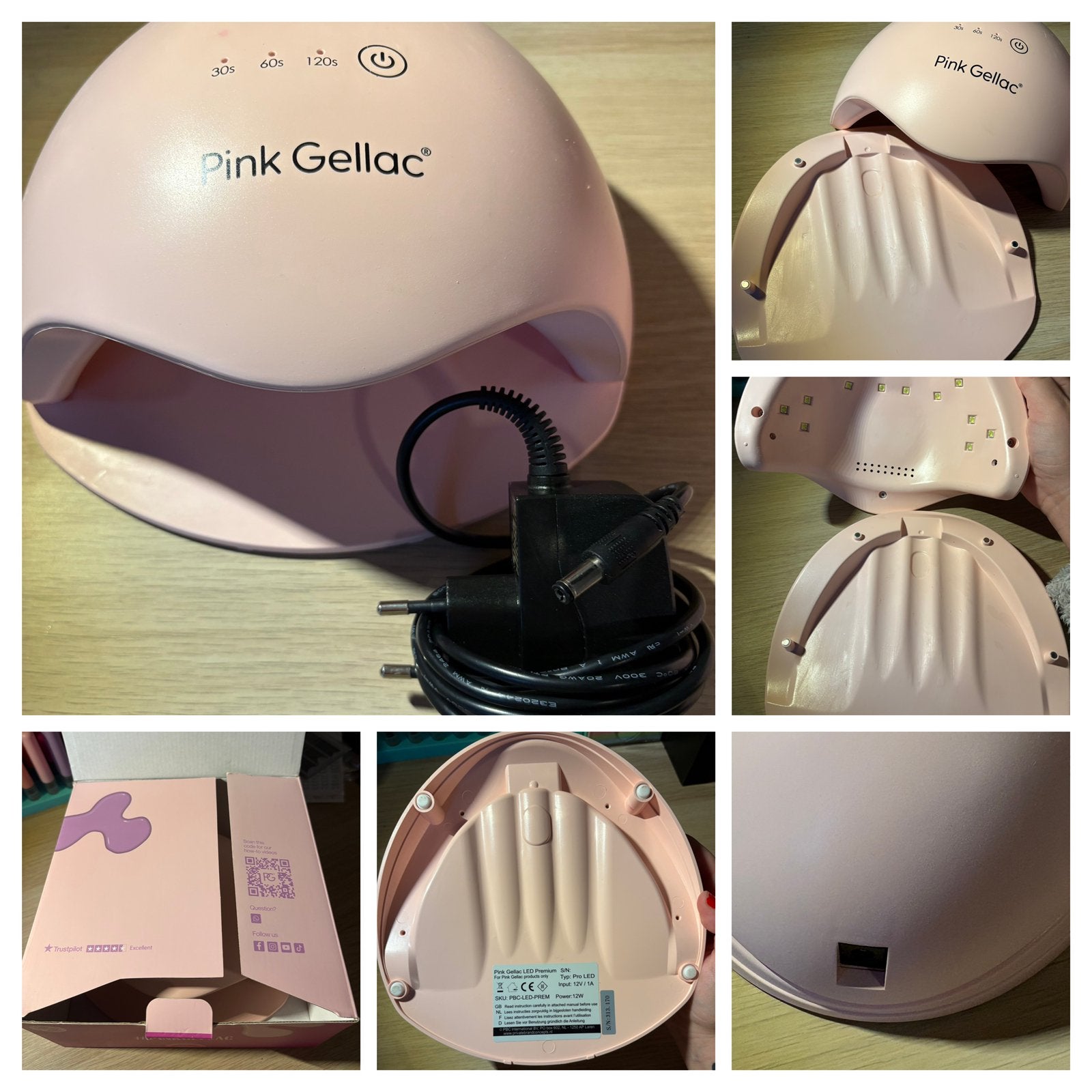 Complete nagelset met elektrische frezen & LED-lamp – €160, Ophalen, Overige kleuren, Zo goed als nieuw, Accessoires