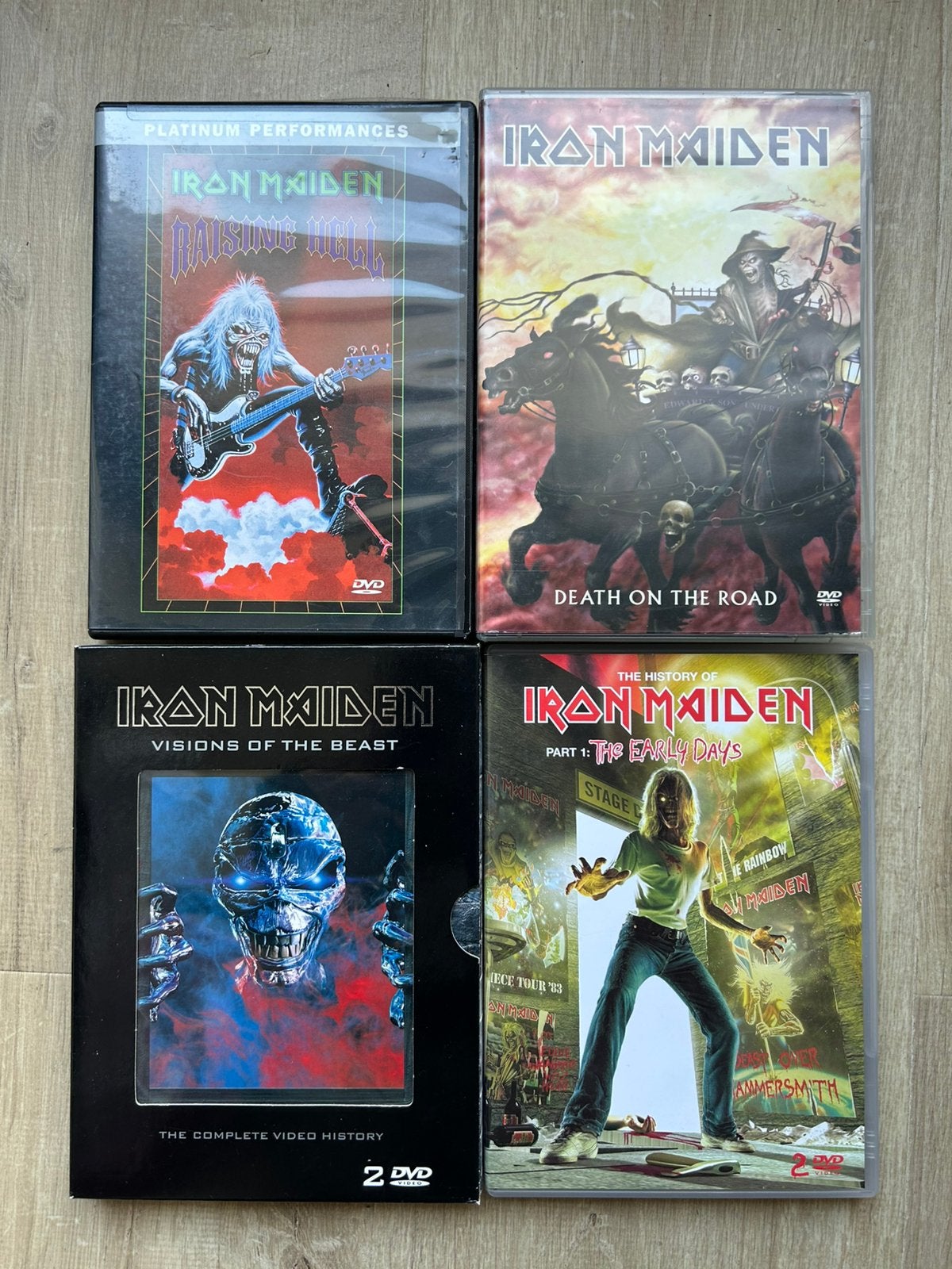 Iron Maiden DVD Bundel, Ophalen of Verzenden, Gebruikt