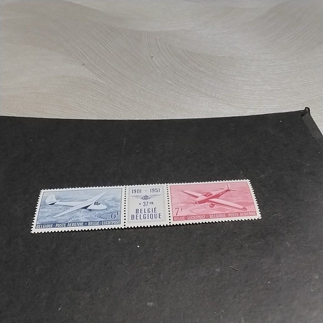 poste aérienne BELGIUM 26/27 TR avec cote 75,00€, Enlèvement ou Envoi