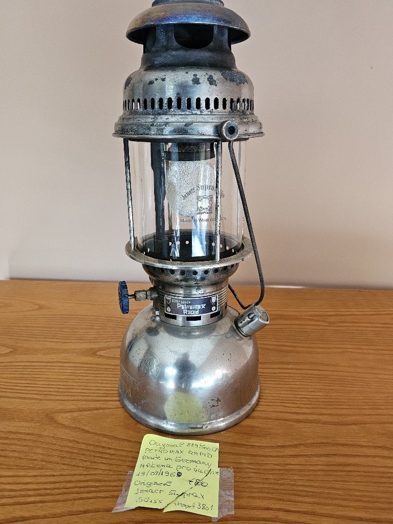 PETROMAX RAPID Lamp 1960 Original 829/500 CP, Ophalen, Gebruikt, 60 watt of meer, Overige typen