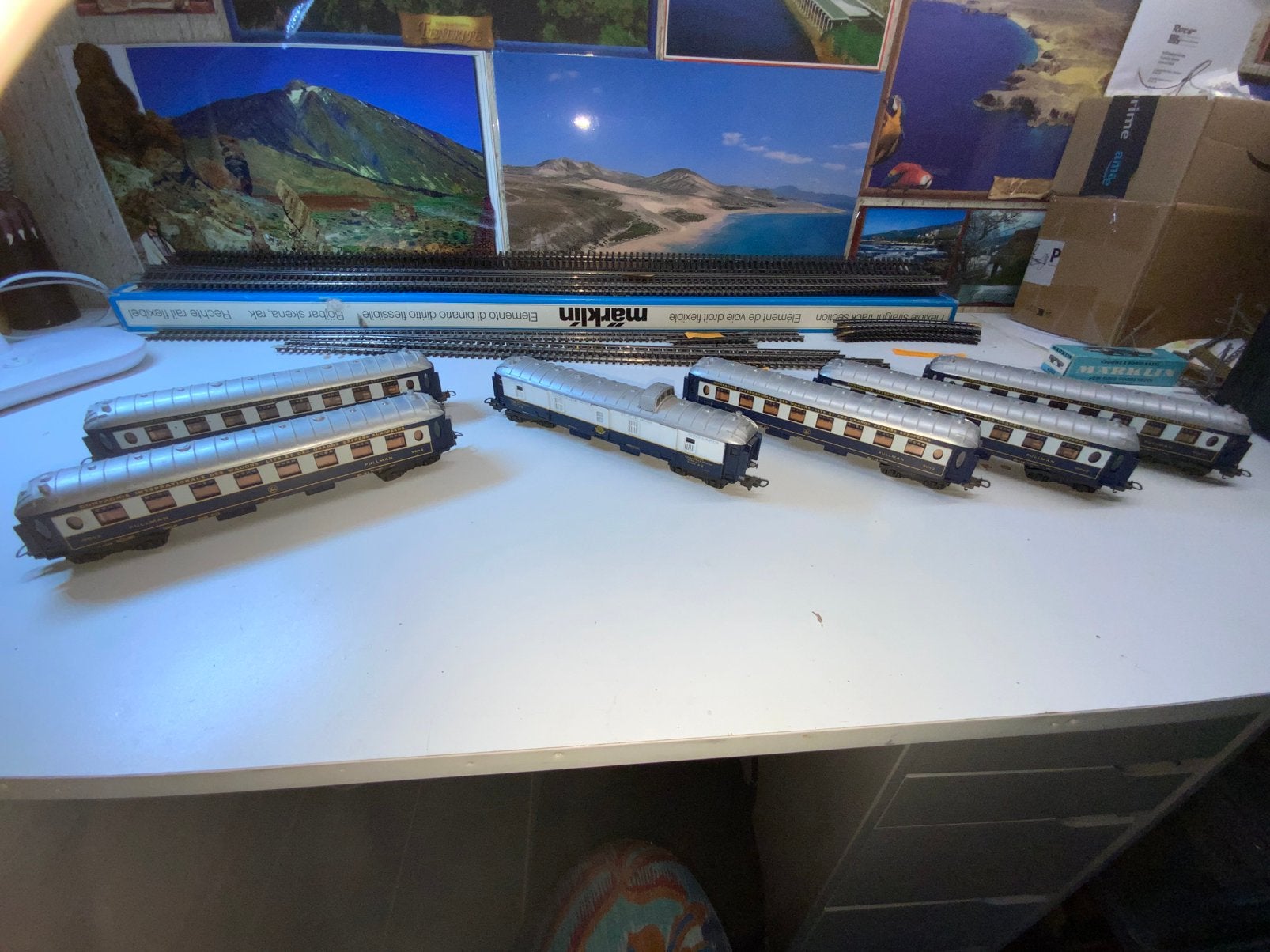 RAME DE 6 VOITURES ORIENT-EXPRESS CIWL HO LIMA, Enlèvement ou Envoi, Rails, Comme neuf, Courant continu