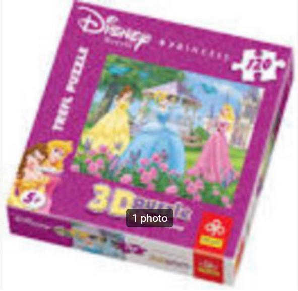 Puzzle 3 D with echo technology - Trefl - Princess NEUF !, Enlèvement ou Envoi, Plus de 50 pièces, Neuf, 4 à 6 ans