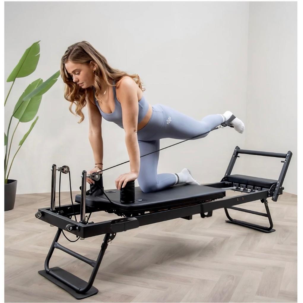 Nieuw Pilates reformer (ingepakt) + box + ring, Sports & Fitness, Appareils de fitness, Neuf, Autres types, Bras, Jambes, Pectoraux